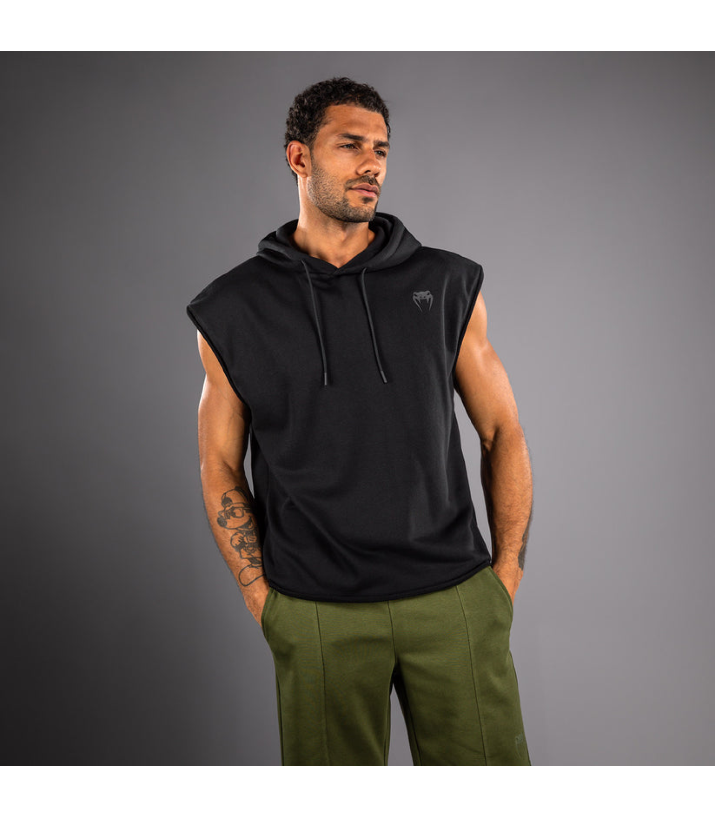 Суичър - Venum Divide Sleeveless Hoodie - Black​